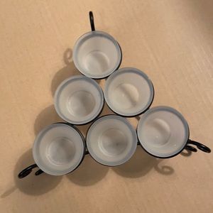 Candle Holder Stand Black Iron